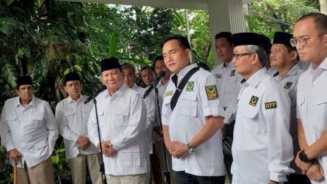 Pertemuan Prabow dan Yusril di Kartanegara. Foto: dok merdeka