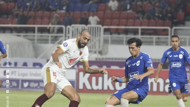 PSM Makassar takluk dikandang PSIS Semarang 0-4 pada pekan ke-32. Foto: (Dok. PSM)