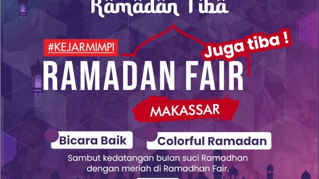 Gelar Ramadan Fair, Komunitas Kejar Mimpi Makassar Hadirkan Program Colorful Ramadan dan Bicara Baik