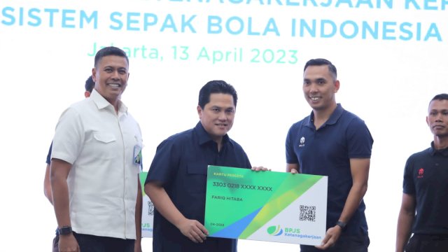 PSSI Gandeng BPJS Ketenagakerjaan Beri Perlindungan Jaminan Sosial kepada 353 Orang Wasit 