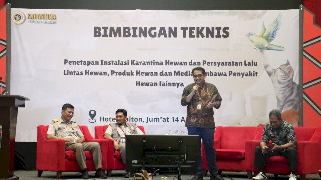 Bimbingan Teknis (Bimtek) Penetapan Instalasi Karantina Hewan (IKH) dan Persyaratan Lalu Lintas, Produk Hewan dan Media Pembawa Penyakit Hewan Lainnya.