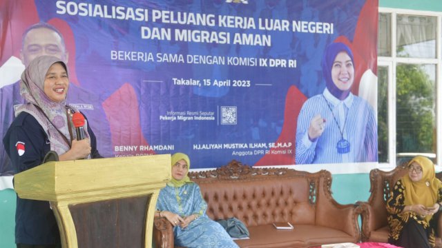Sosialisasi penggunaan Alat kesehatan (Alkes) dan Perbekalan Kesehatan Rumah Tangga (PKRT) di Gedung Islamic Center, Takalar, Sabtu (15/4/2023)/Ist