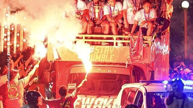 Konvoi PSM juara. Foto: dok PSM