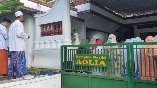 Jemaah Aolia Gunungkidul Sudah Salat Idulfitri Pagi ini