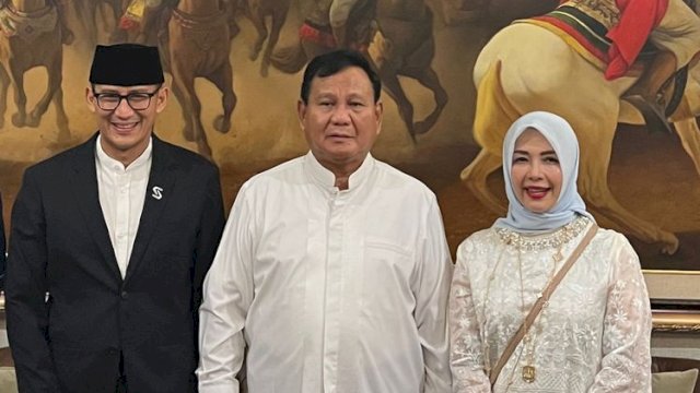 Kunjungi Prabowo, Sandiaga Beri Selamat ke Ganjar Usai Diusung Capres