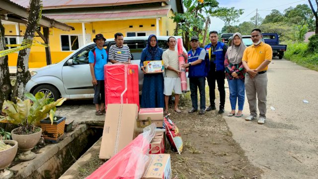Bantuan buffer stok Dinas Sosial Provinsi Sulsel telah disalurkan untuk korban terdampak kebakaran di Luwu Timur.
