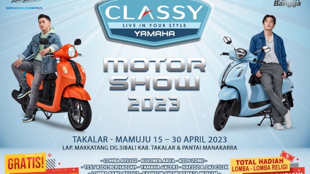 Sukses Gelar Kegiatan di Makassar, Classy Motor Show 2023 Kini Sapa Warga Takalar dan Mamuju