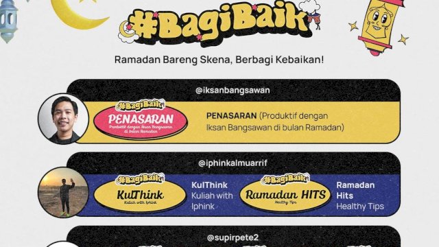 Program BagiBaik ala Skena Tumbuhkan Geliat Ekonomi UMKM Lewat Media Sosial