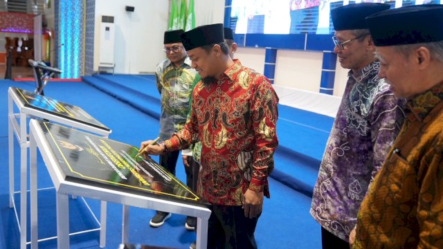 Syawalan Keluarga Besar Muhammadiyah Sulawesi Selatan yang diselenggarakan oleh Universitas Muhammadiyah Makassar di Balai Sidang Muktamar Unismuh Makassar, 8 Syawal 1444 H / 28 April 2023/Ist