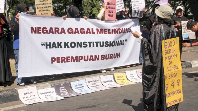 Berjibun Masalah Buruh Perempuan, SP Anging Mammiri Luapkan "Unek-unek" di Hari Buruh Sedunia