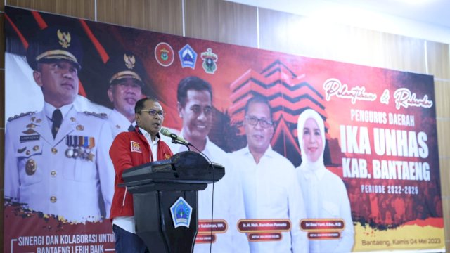 Hadiri Acara IKA Unhas, Bupati Bantaeng Puji Kepemimpinan Danny Pomanto
