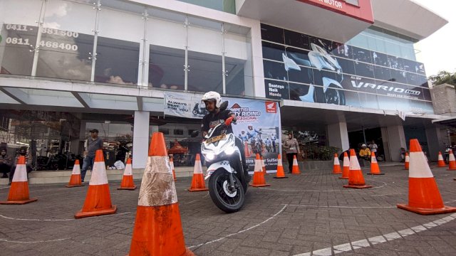 Kampanye Keselamatan Berkendara, Asmo Sulsel Gelar Kompetisi Regional Safety Riding 2023
