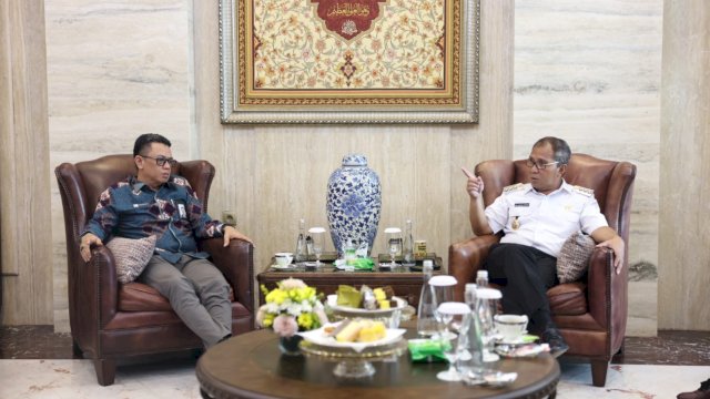 Wali Kota Makassar, Moh Ramdhan Pomanto saat Pertemuan dengan Ombudsman RI Perwakilan Sulsel di kediamannya, Rabu, (10/05/2023)/Ist