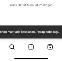Netizen di Twitter Curhat Instagram Error Pagi Ini 