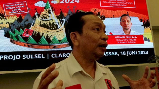 Projo Sulsel Resmi Dukung Prabowo-Airlangga Capres RI 2024 