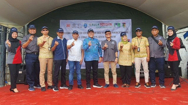 Serikat Pekerja TAM Bersama Kalla Toyota Resmikan Sumur Bor di Palu