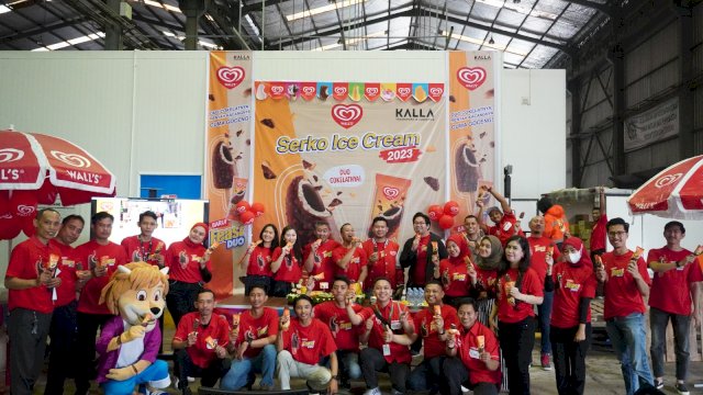 Gandeng Kalla Logistics, Wall's Indonesia Luncurkan Varian Baru Es Krim Feast Duo