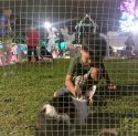 Kelinci Impor Jadi Wahana Bermain Anak di Makassar Light Festival