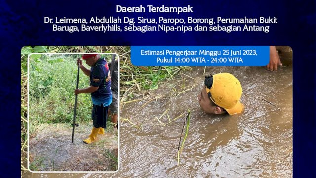 Pipa di Kawasan Ini Alami Kebocoran, PDAM Makassar Imbau Warga Tampung Air