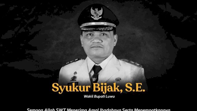 Wakil Bupati Luwu Syukur Bijak Meninggal, Taufan Pawe Sampaikan Ini