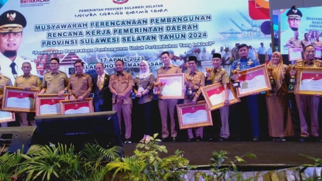 Komitmen dengan Pembangunan Responsif Gender, Anak dan Disabilitas, Pemkot Parepare Raih Penghargaan