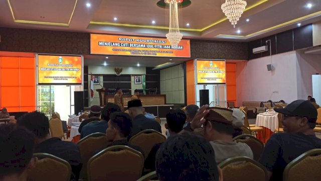 Ini Ungkapan Kegembiraan Taufan Pawe di Rakornis Jelang Cuti Lebaran   