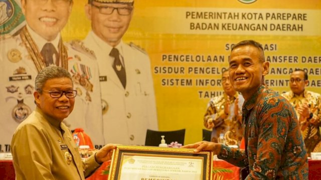 Sukses Penyaluran DAK Fisik Tertinggi, Pemkot Parepare Raih Penghargaan dari Kemenkeu