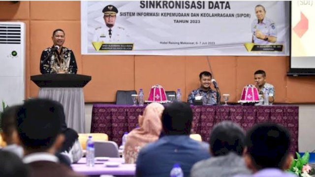 Dispora Lakukan Sinkronisasi Data Kepemudaan dan Keolahragaan  Sulsel