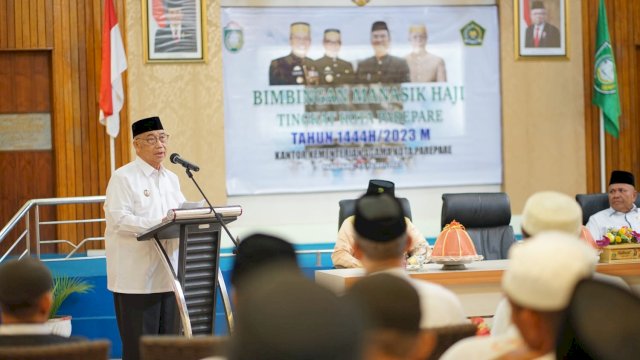 Hadiri Manasik Haji Tingkat Kota Parepare, Ini Harapan Pangerang Rahim