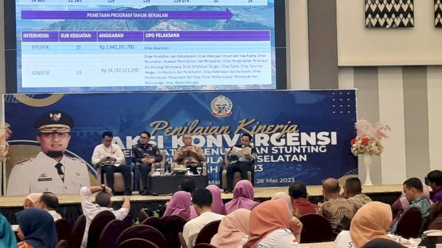 Di Acara Presentasi Penilaian Kinerja Aksi Konvergensi Wawali Parepare Tegaskan Komitmen dan Kepedulian Turunkan Stunting&nbsp; 