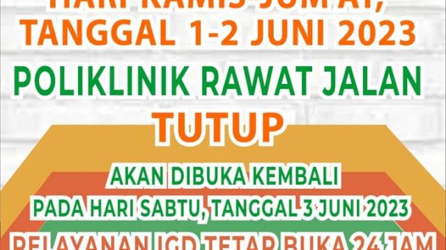 RSUD Andi Makkasau Parepare Tetap Buka Pelayanan pada 3 Juni