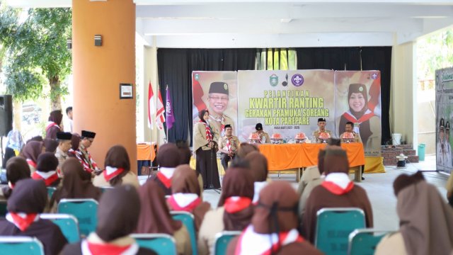 Erna Rasyid Taufan Lantik Kwartir Ranting Gerakan Pramuka Soreang di KRJ 