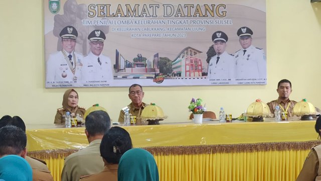 Tim Verifikasi Kelurahan/Desa Sehat Sulsel Verifikasi di Labukkang Parepare