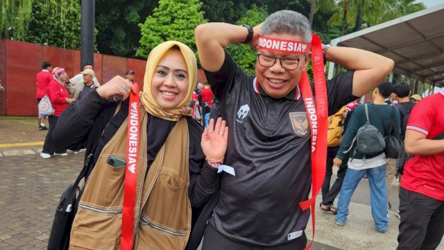 Saksikan Laga Indonesia Vs Argentina, Taufan Pawe Optimis Persepakbolaan Sulsel Maju