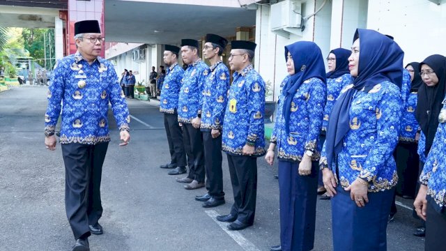 Pimpin Upacara HKN, Taufan Pawe Tekankan Optimalisasi Pelayanan Masyarakat 