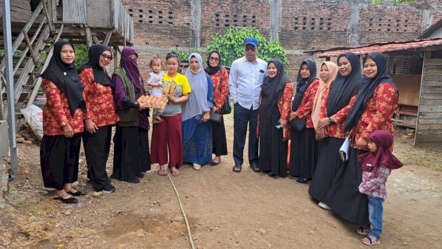 Dukung Upaya Zero Stunting di Parepare, DWP PAM Tirta Karajae Saluran PMT 