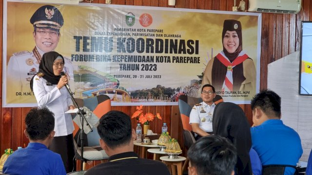 Taufan Pawe Apresiasi Temu Koordinasi Forum Bina Kepemudaan Disporapar Parepare 