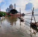 Taj Mahal Terancam Tenggelam Akibat Meluapnya Sungai Yamuna