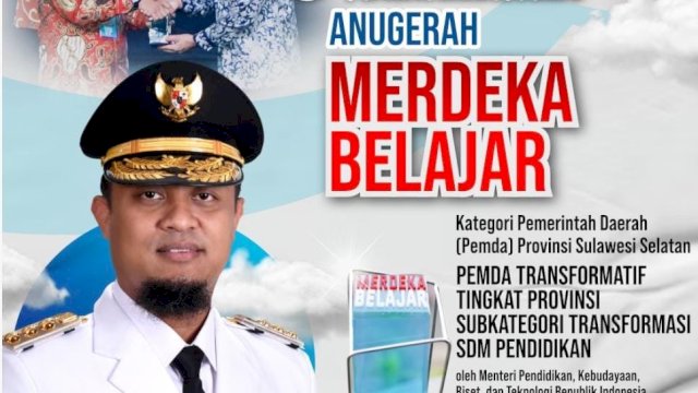  Anugerah Merdeka Belajar 2023: Gubernur Sulsel Terima Penghargaan dari Menteri Pendidikan