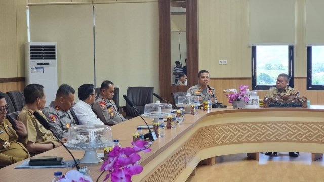 Terima Kunker Kapolres Parepare, Taufan Pawe Sebut Sosok Pemimpin yang Tawaddu
