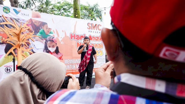 Maknai Hari Anak Nasional, PT Vale Gandeng Komunitas Lokal Gelar Lomba Kreatifitas Anak