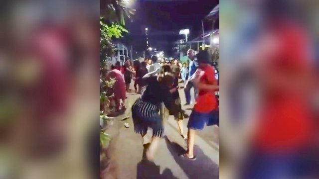 Beredar video aksi perkelahian beberapa emak-emak/Ist