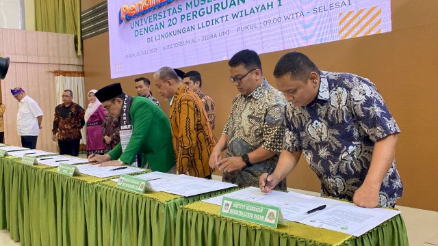Bidik Kampus Bereputasi, LLDikti Sumut Ajak 20 Universitas Lakukan Kerjasama dengan UMI 