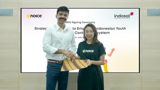 Majukan Industri Kreatif Indonesia, Indosat dan Noice Bangun Jejaring Konten Audio