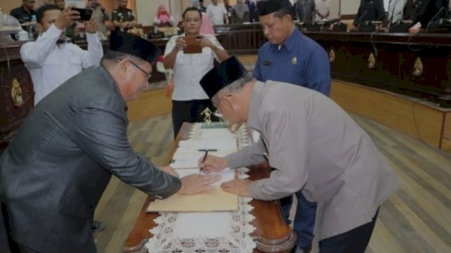 Rapat paripurna DPRD Jeneponto/Ist