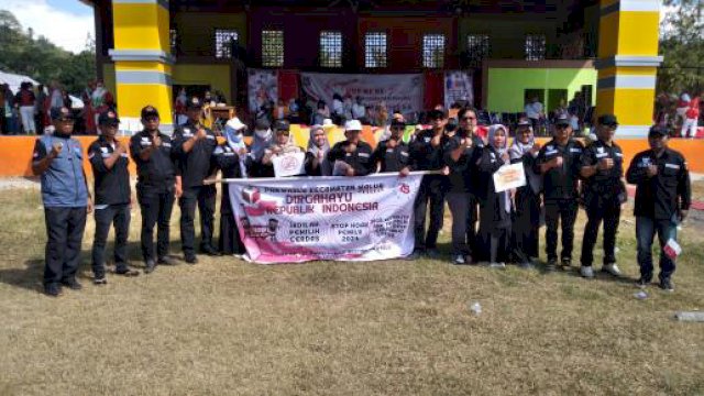 Meriahkan HUT RI 78, Panwaslu Malua Enrekang Gelar Edukasi Pemilu 