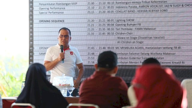 Danny Pomanto Matangkan Persiapan F8, Sandiaga Uno Dijadwalkan Hadir