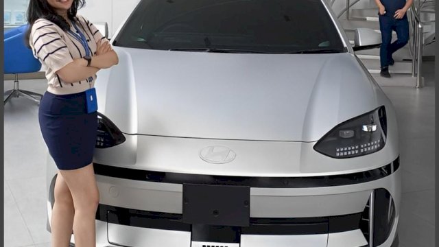 Mewarisi Bakat Marketing Ayah, Amelia Sukses Pasarkan Puluhan Mobil IONIQ 5