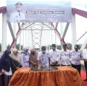 Dilengkapi Pelengkung Rangka Baja Terpanjang,  Jembatan Andalan Pacongkang Diresmikan