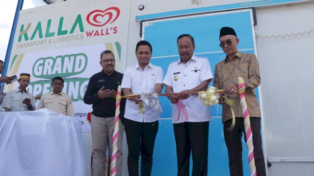 Kalla Translog Resmikan Concess Wall's Watampone Kapasitas 6.000 Karton di Bone